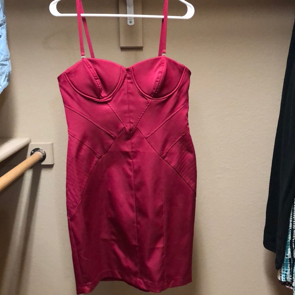 Shocking Pick mini-dress